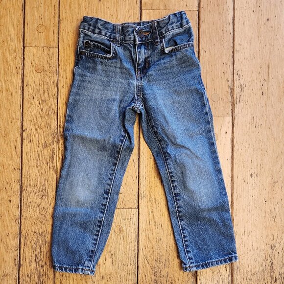 Children's Place Boys Light Wash Straight Leg Jeans Size 4 - Picture 3 of 11